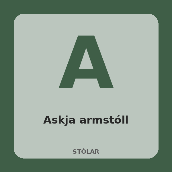 Askja armstóll