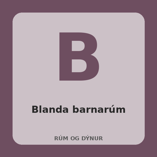 Blanda barnarúm