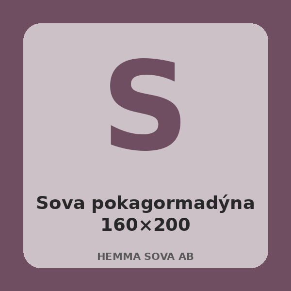 [BH-RUM-T07-01] Sova pokagormadýna 160×200
