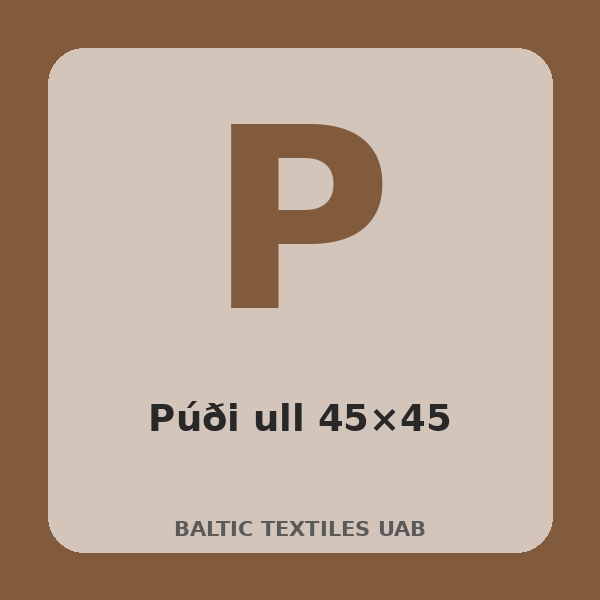 Púði ull 45×45