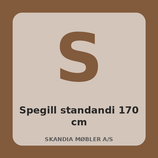 [BH-FYL-T24-01] Spegill standandi 170 cm