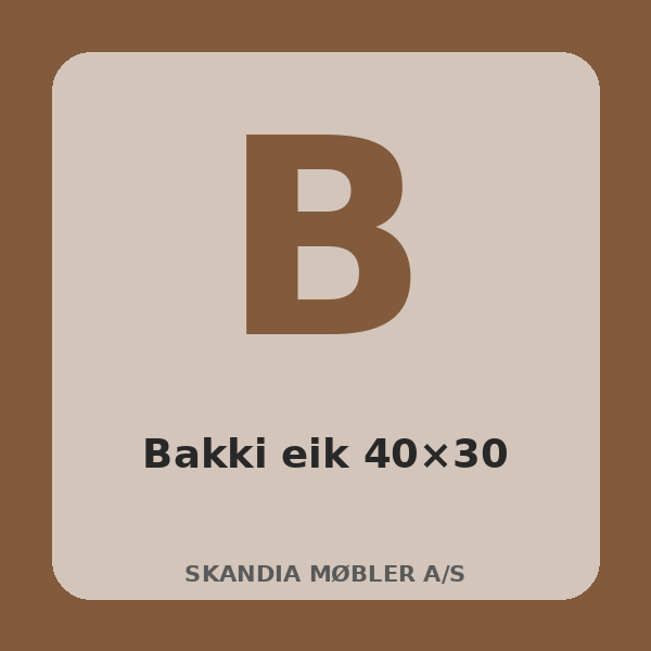 [BH-FYL-T30-01] Bakki eik 40×30
