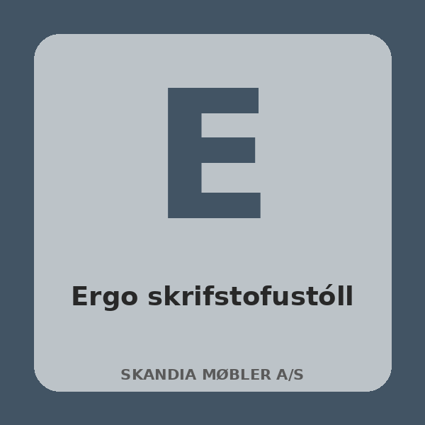 [BH-SKR-T33-01] Ergo skrifstofustóll