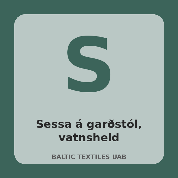 [BH-UTI-T38-01] Sessa á garðstól, vatnsheld