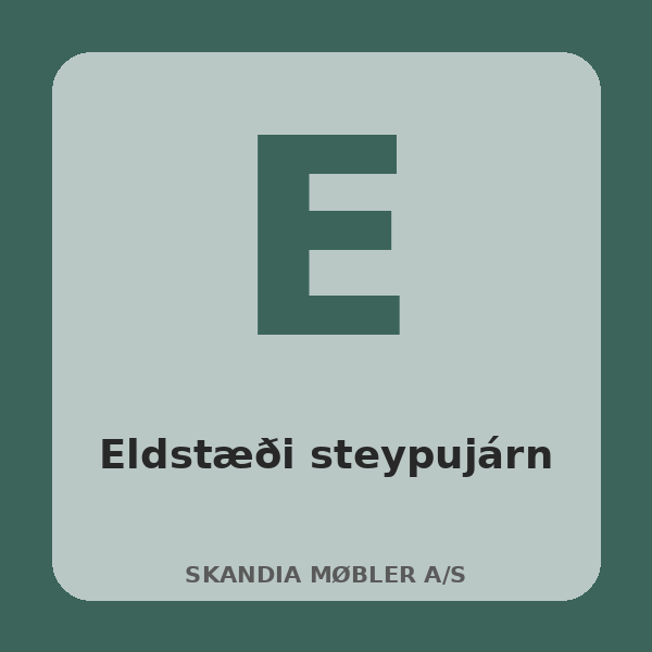 [BH-UTI-T40-01] Eldstæði steypujárn