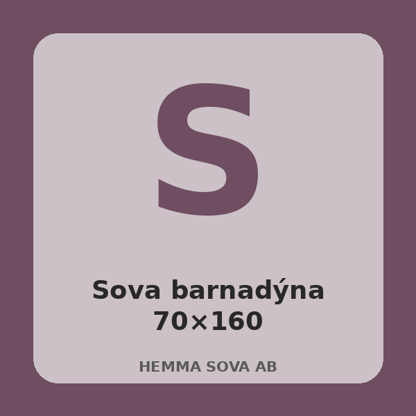 [BH-RUM-T48-01] Sova barnadýna 70×160