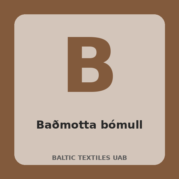 [BH-FYL-T50-01] Baðmotta bómull